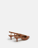 ESCARPINS KADELA/STUD COGNAC