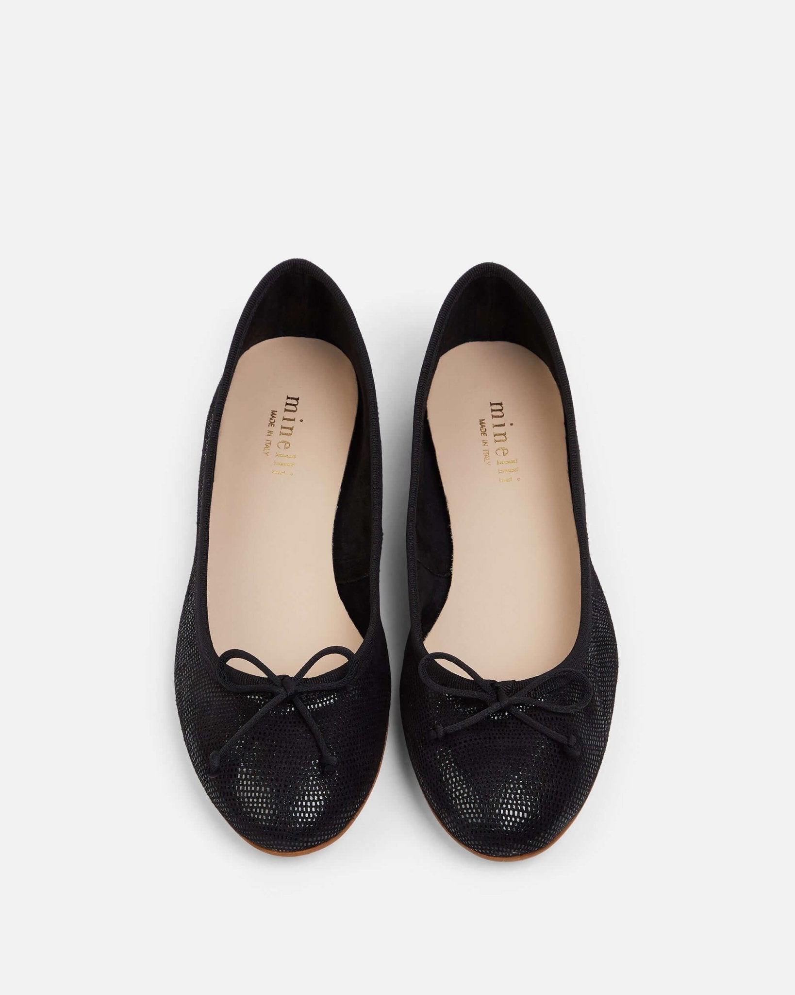 BALLERINES CLARIA/IMP NOIR - minelli.fr