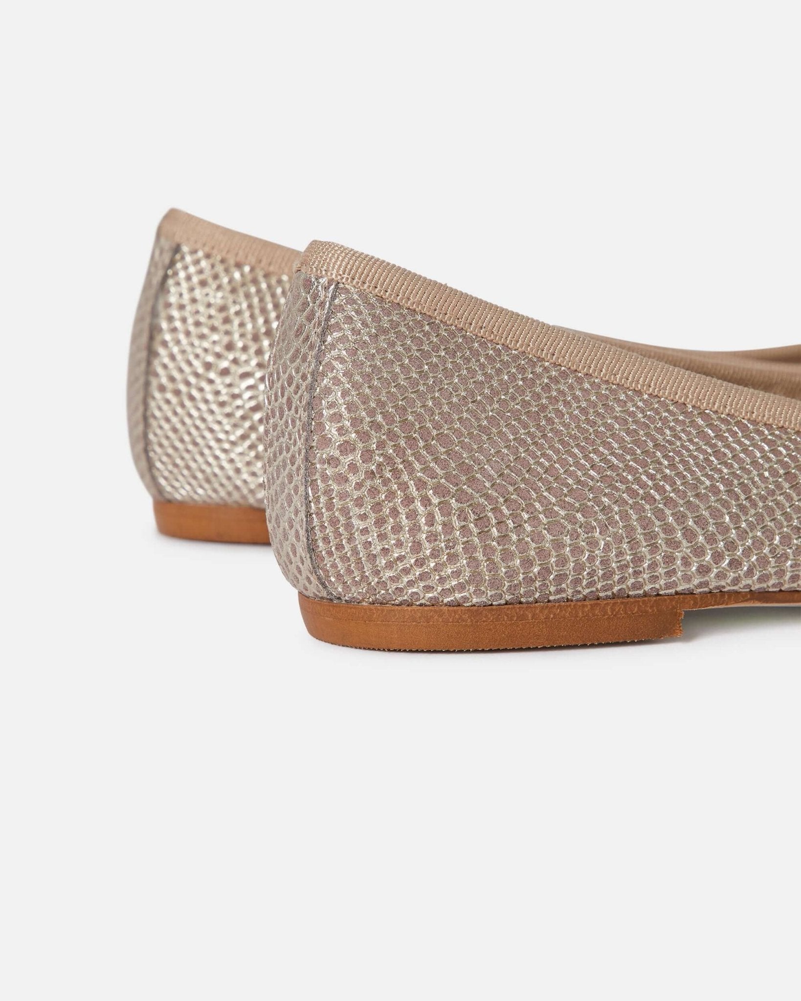 BALLERINES CLARIA/IMP PLATINE - minelli.fr