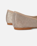 BALLERINES CLARIA/IMP PLATINE - minelli.fr