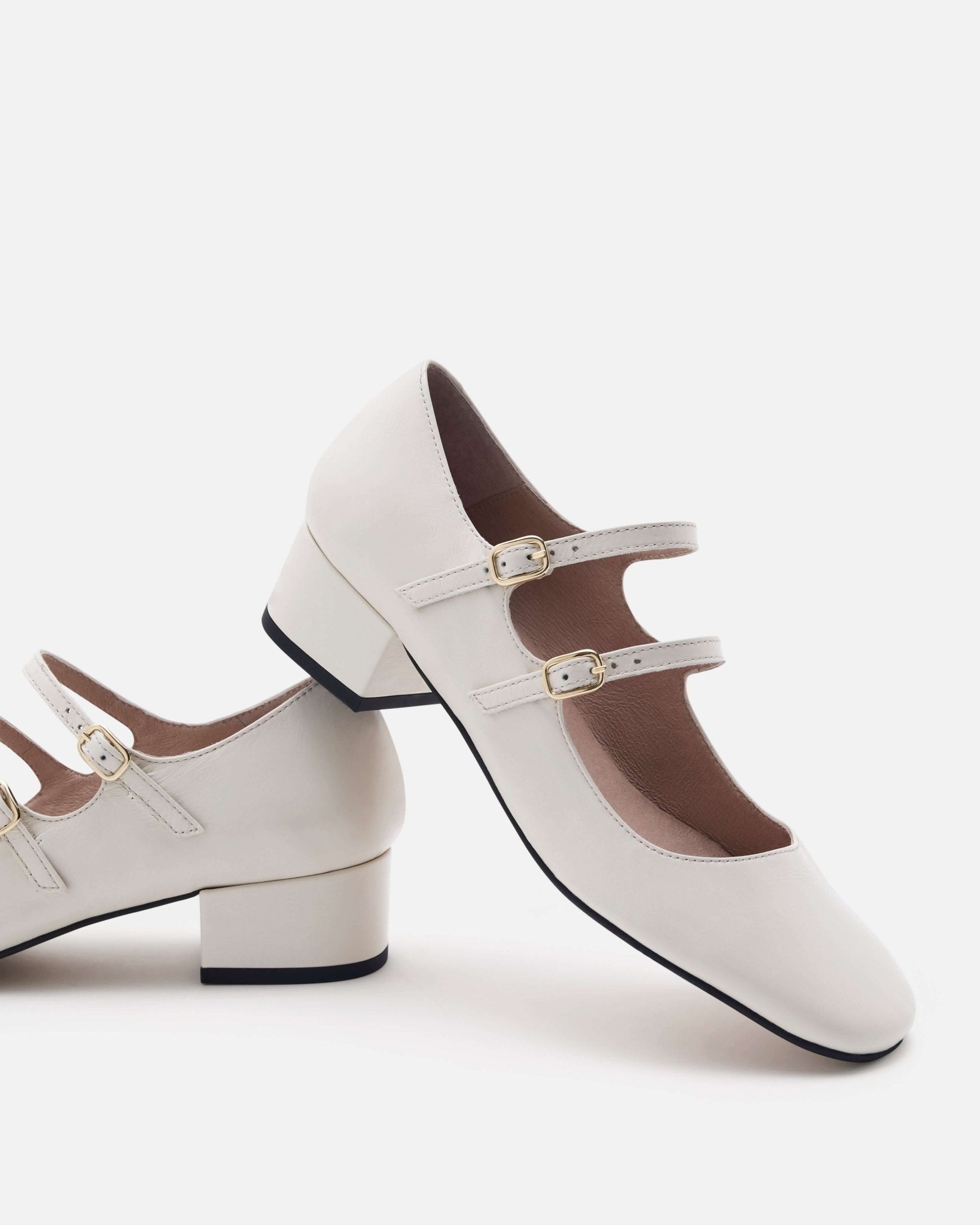 BALLERINES MARY/CRK ÉCRU - minelli.fr