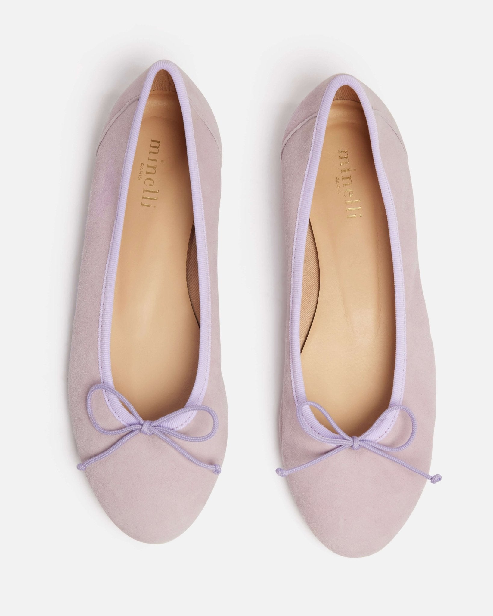 BALLERINES SOPHIE/VEL LILAS - minelli.fr