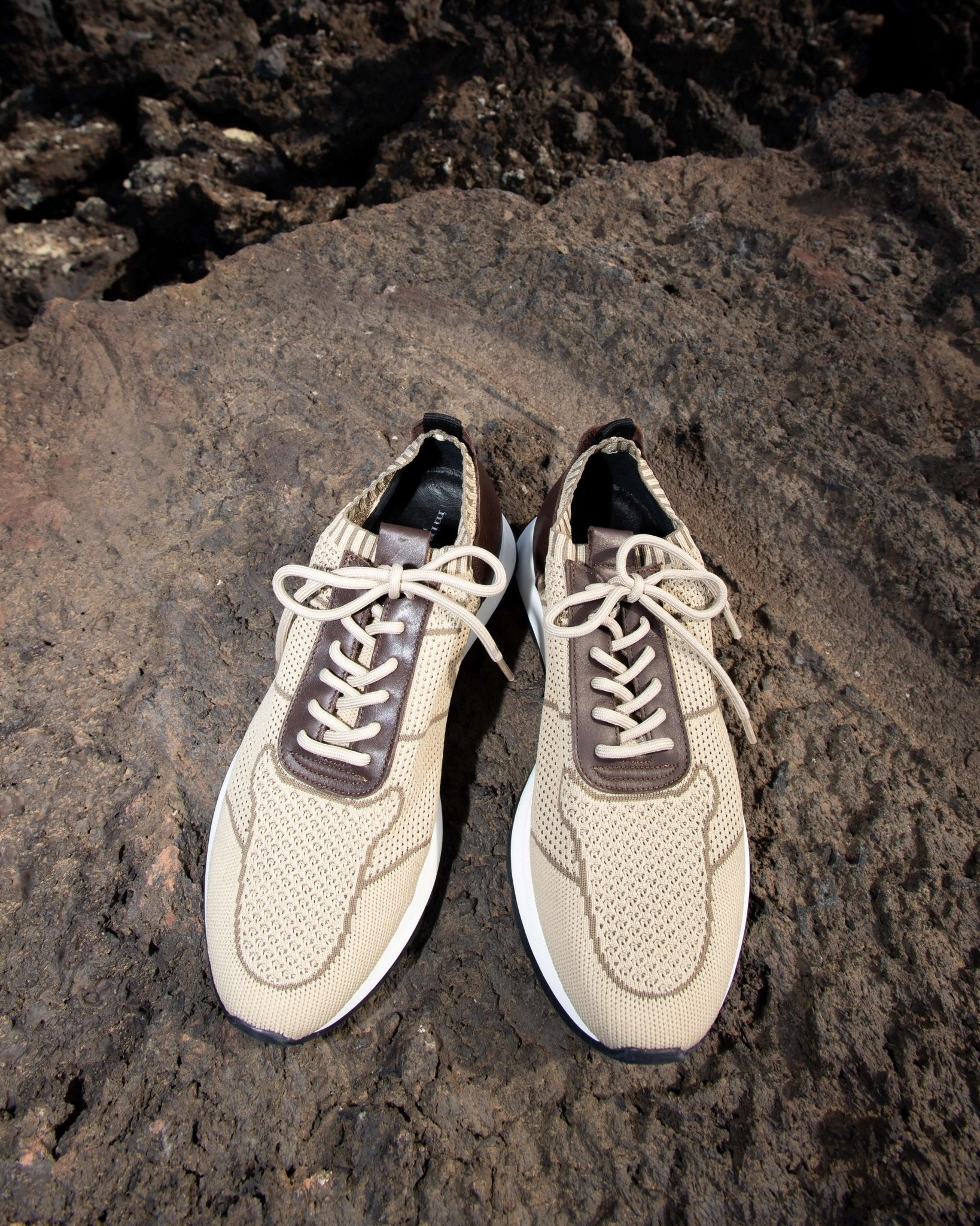 BASKETS WAREN BEIGE - minelli.fr