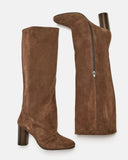 BOTTES AZENA/VEL CHOCOLAT - minelli.fr