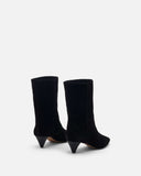 BOTTES KRISTEN/VEL NOIR - minelli.fr