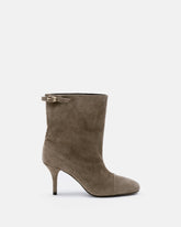 BOTTINES ANGELE/VEL TAUPE - minelli.fr