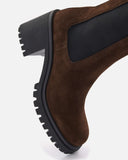BOTTINES CHELSEA LINNA/VEL CHOCOLAT - minelli.fr