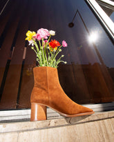 BOTTINES KELIANA/VEL COGNAC - minelli.fr