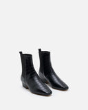 BOTTINES KEY/CROCO NOIR - minelli.fr