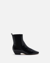 BOTTINES KEY/CROCO NOIR - minelli.fr