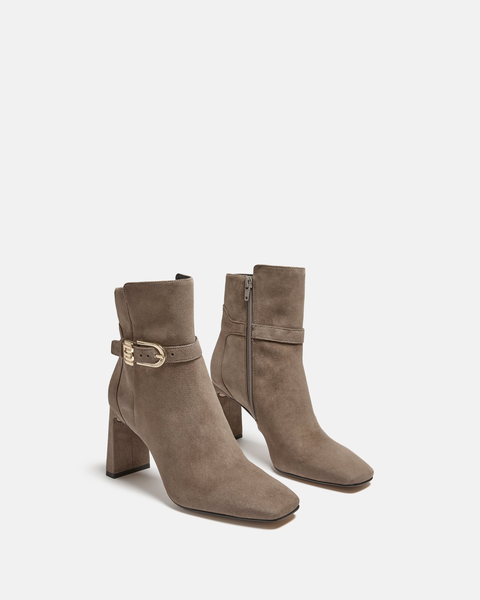 BOTTINES KIARA/VEL TAUPE - minelli.fr