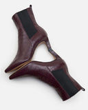 BOTTINES KRISTIN/CROCO POURPRE - minelli.fr