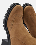 BOTTINES LINNY/VEL TAUPE - minelli.fr