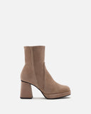 BOTTINES LOTENIA/VEL TAUPE - minelli.fr