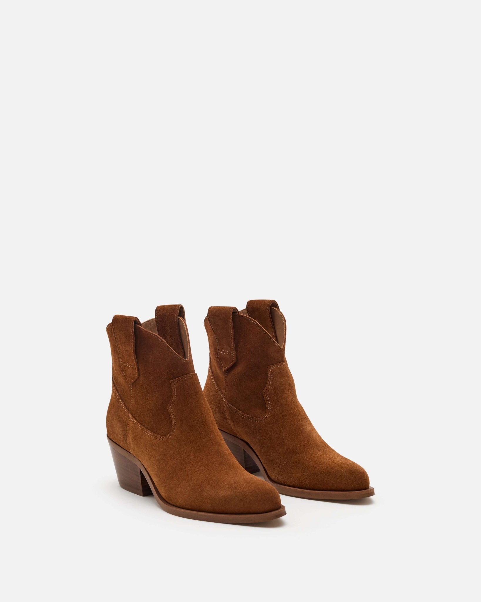 BOTTINES MENDOCINO/VEL COGNAC - minelli.fr