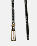 CEINTURE ATYA/CROC NOIR - minelli.fr