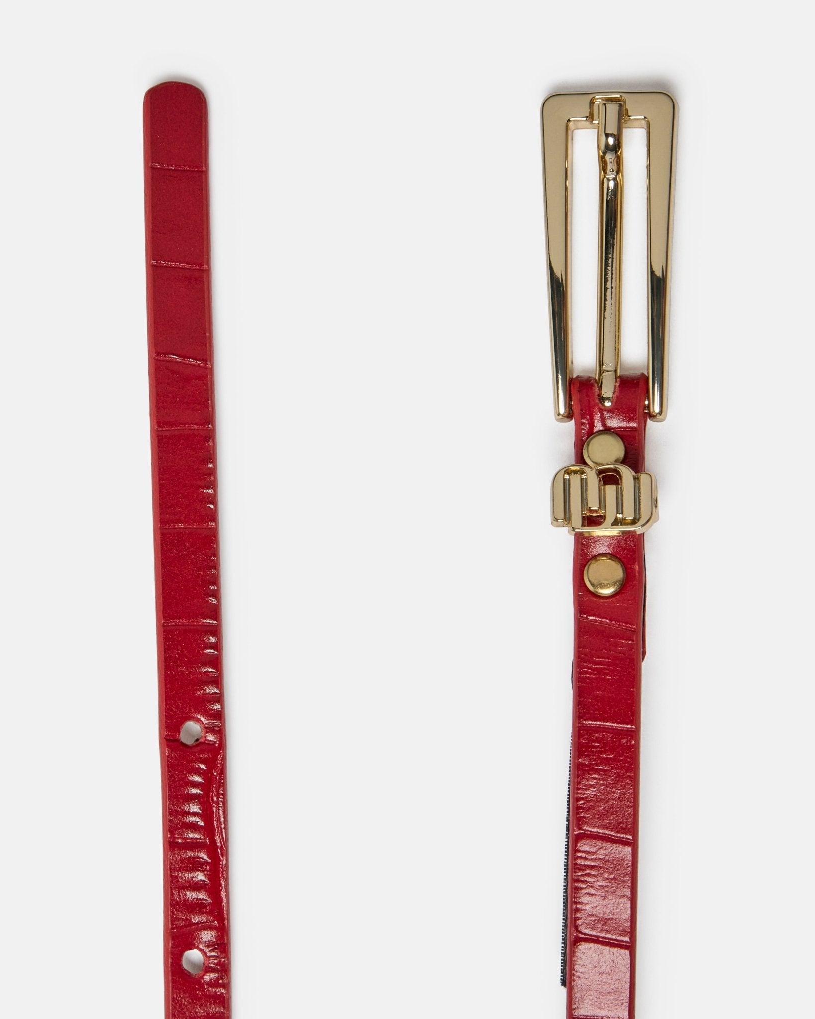 CEINTURE ATYA/CROC ROUGE - minelli.fr