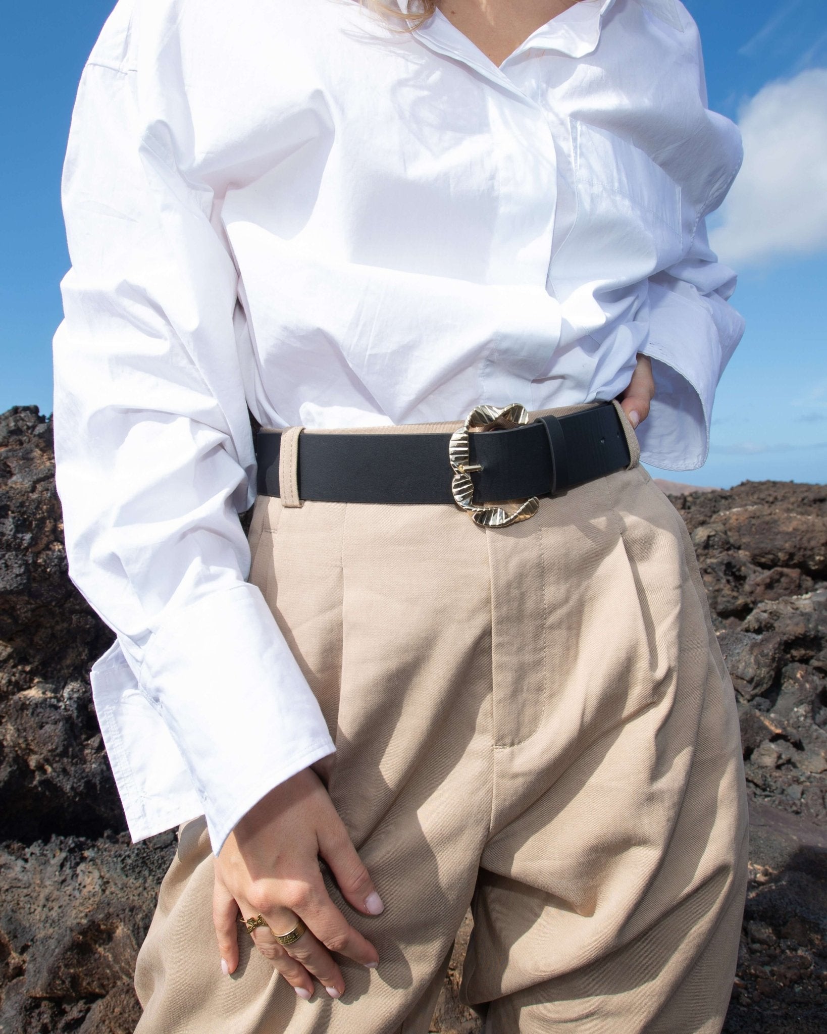 CEINTURE KIMI NOIR - minelli.fr