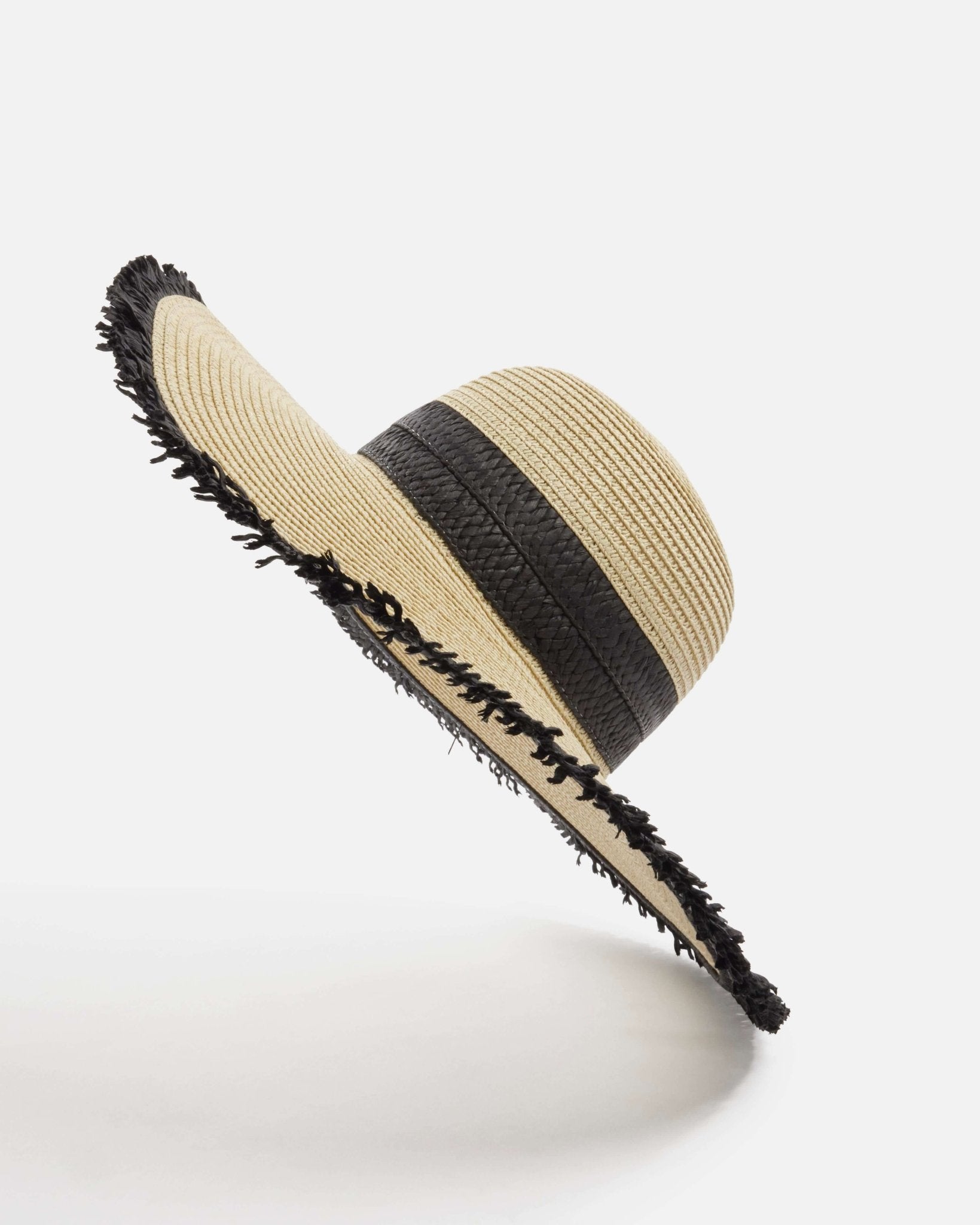 CHAPEAU YIPI/TRS ECRU NOIR - minelli.fr