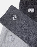 CHAUSSETTES DIMI NOIR GRIS ARGENT - minelli.fr