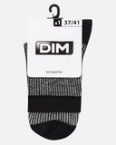 CHAUSSETTES LUREX NOIR ARGENT - minelli.fr