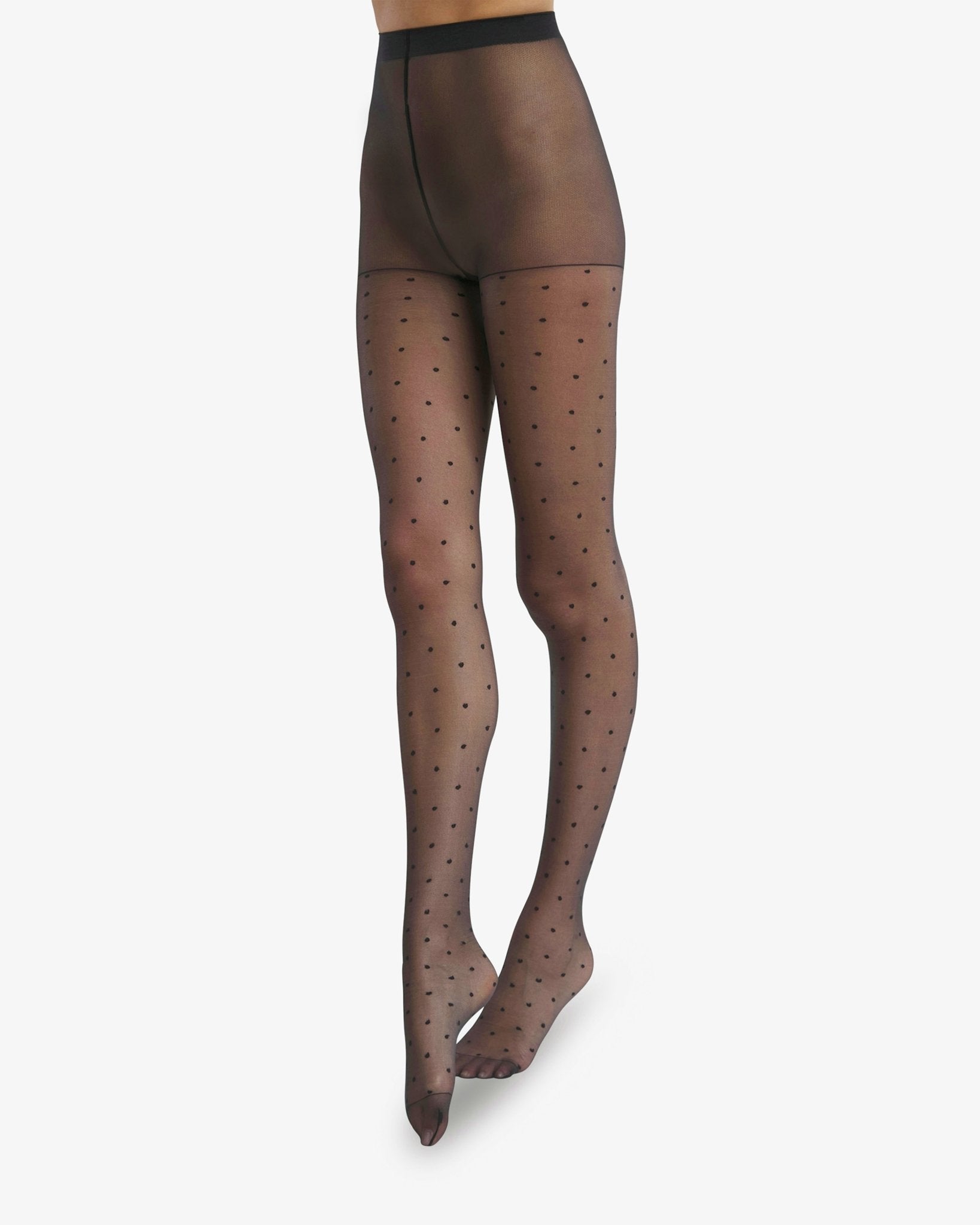 COLLANT EFFET PLUMETIS NOIR - minelli.fr