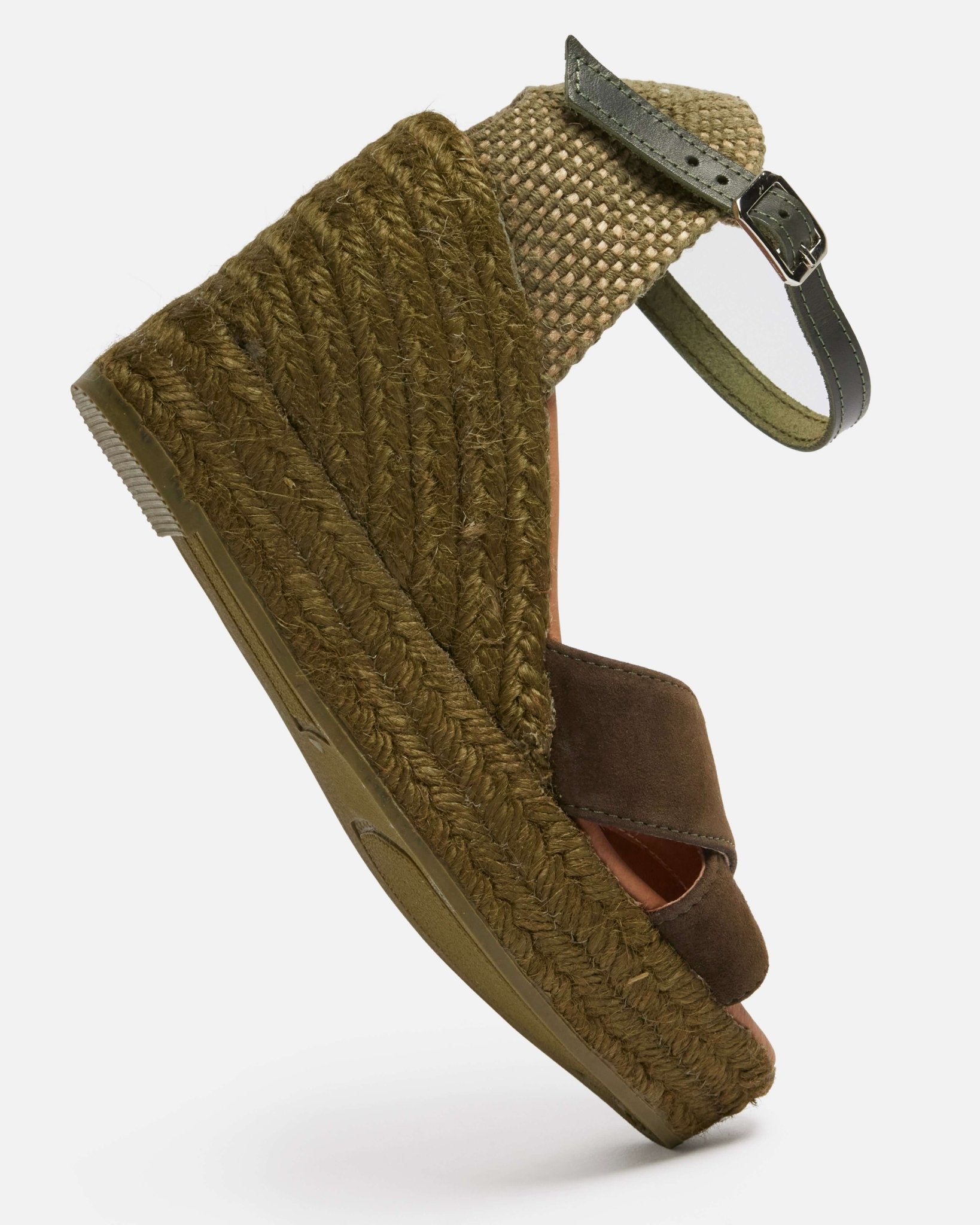 COMPENSEES CARINE/VEL KAKI - minelli.fr