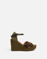 COMPENSEES CARINE/VEL KAKI - minelli.fr