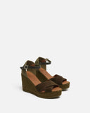 COMPENSEES CARINE/VEL KAKI - minelli.fr