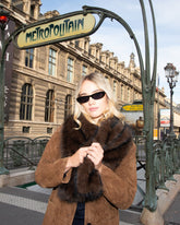 ECHARPE AXELLE CHOCOLAT - minelli.fr