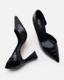 ESCARPINS JASMY/CROCO NOIR - minelli.fr