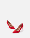 ESCARPINS KAROLINA/VEL ROUGE - minelli.fr