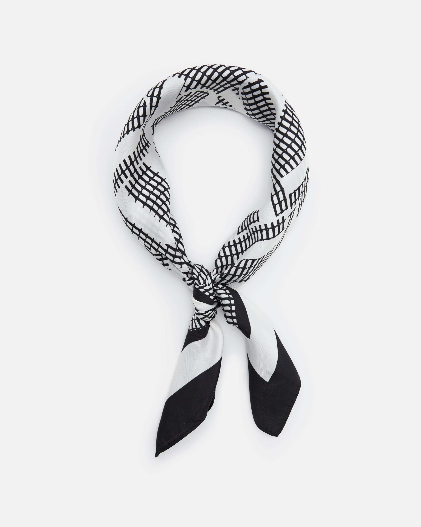 FOULARD DIANA NOIR BLANC - minelli.fr