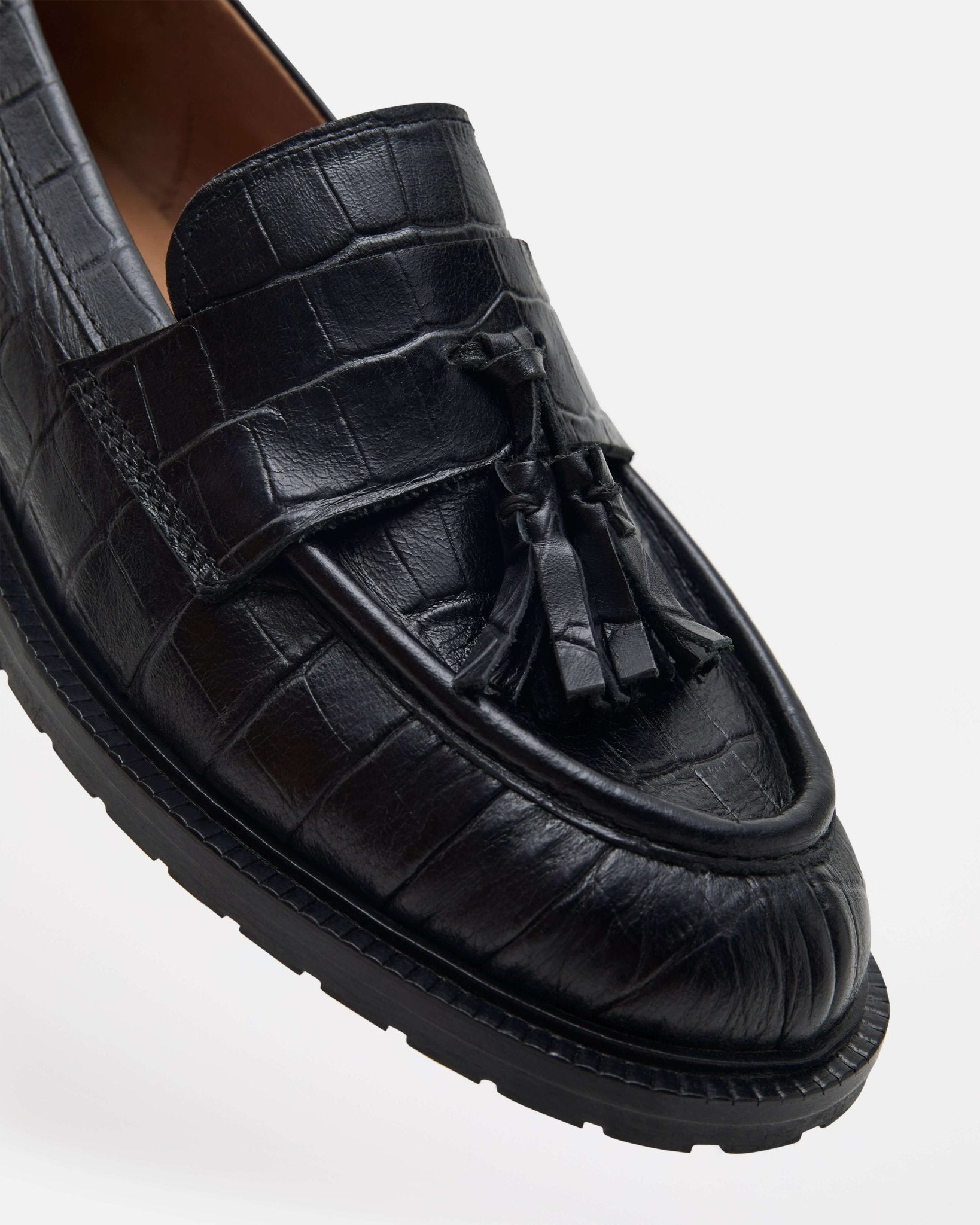 MOCASSINS GALILA/CROCO NOIR - minelli.fr