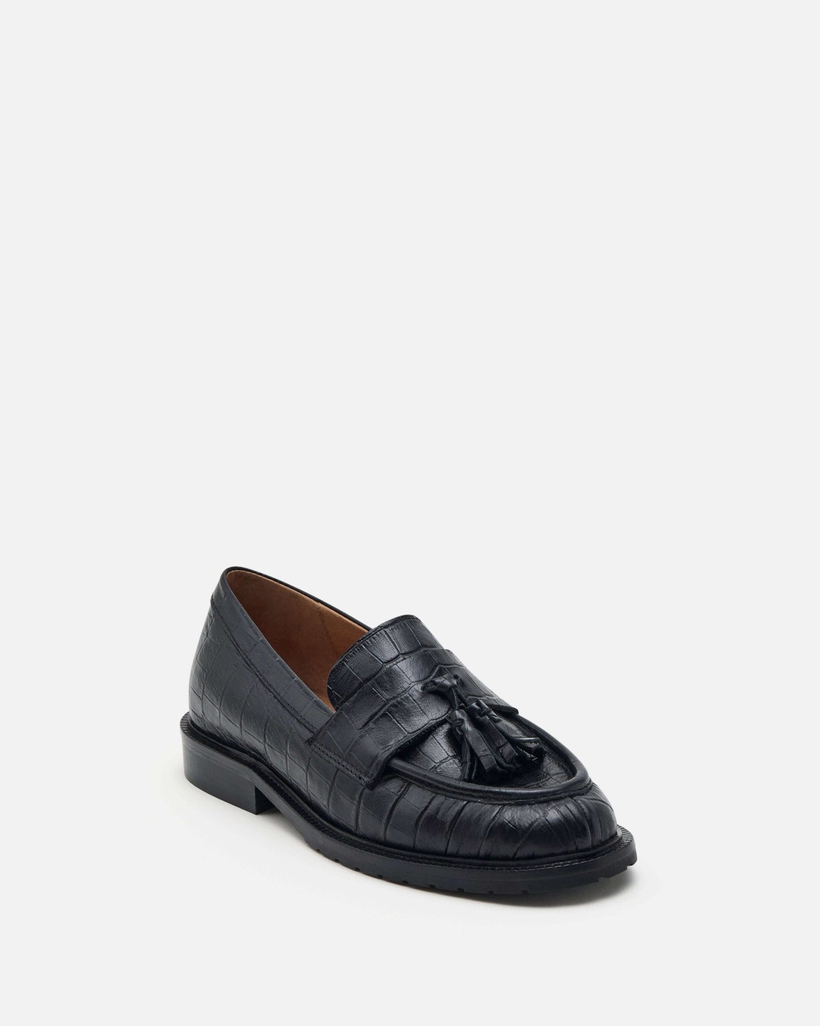 MOCASSINS GALILA/CROCO NOIR - minelli.fr