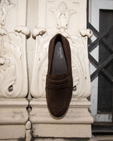 MOCASSINS GUSTAVO/VEL MARRON - minelli.fr