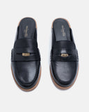 MOCASSINS OUVERTS ANGELA NOIR - minelli.fr