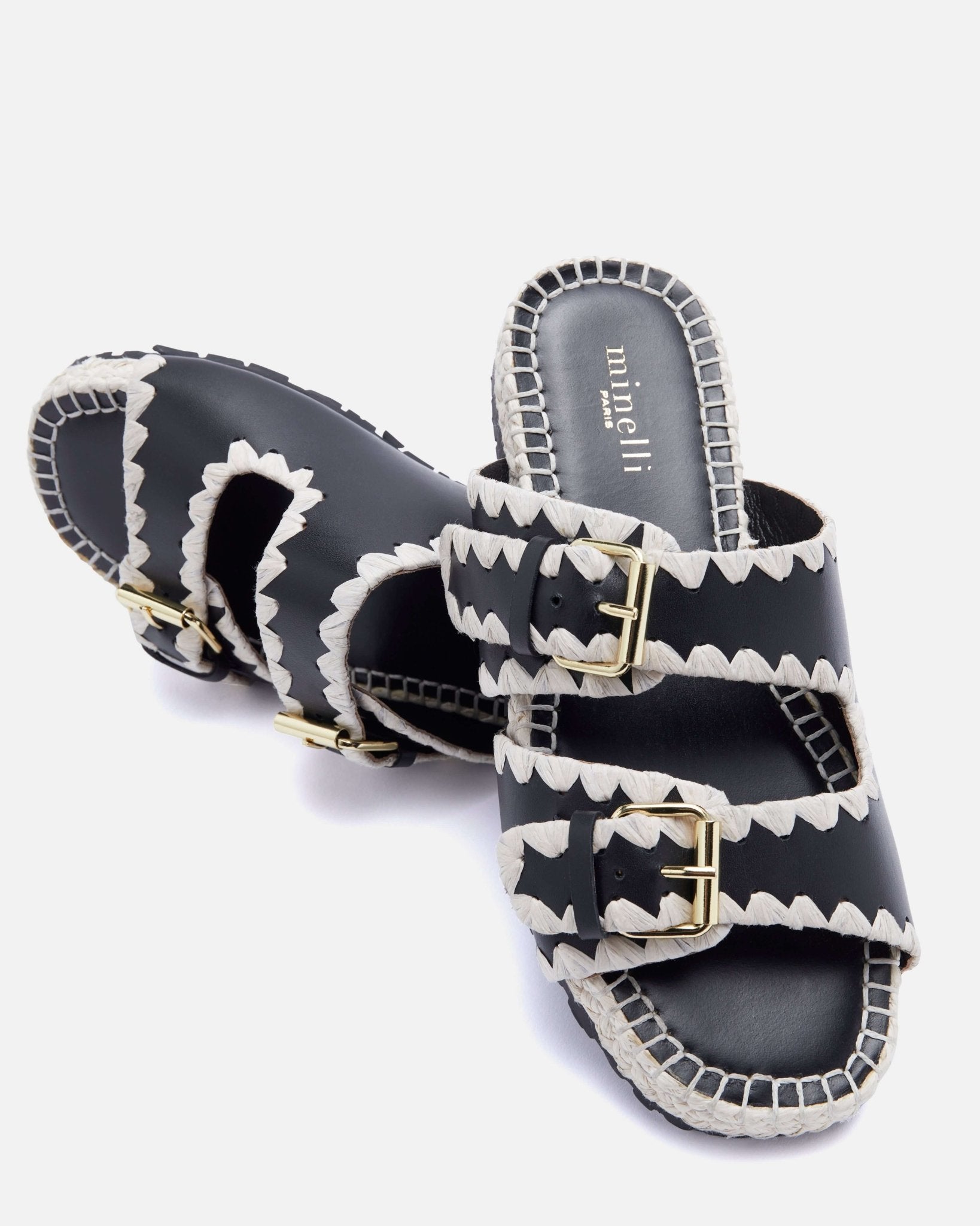 MULES ISALYS NOIR - minelli.fr