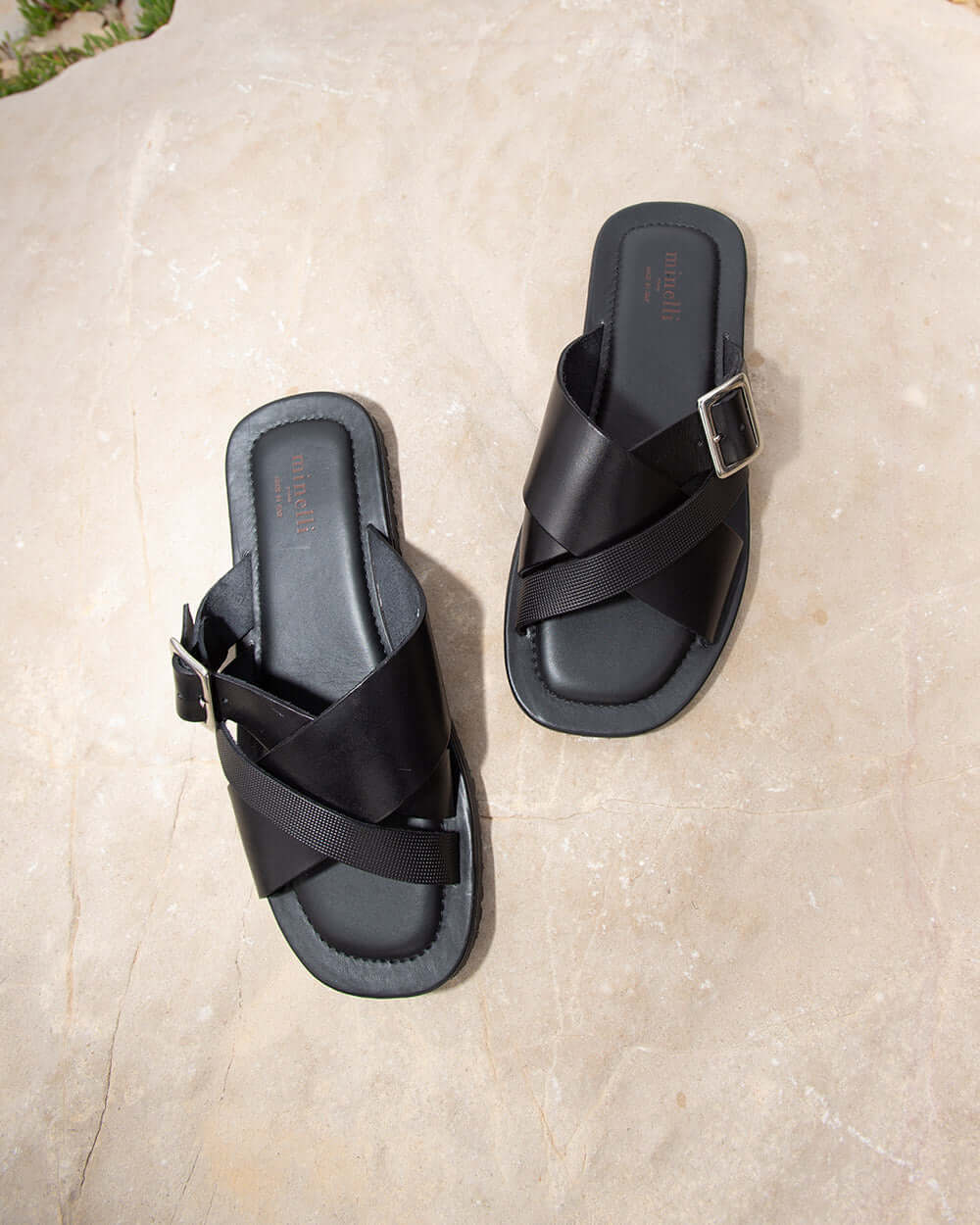 MULES NANDO NOIR - minelli.fr