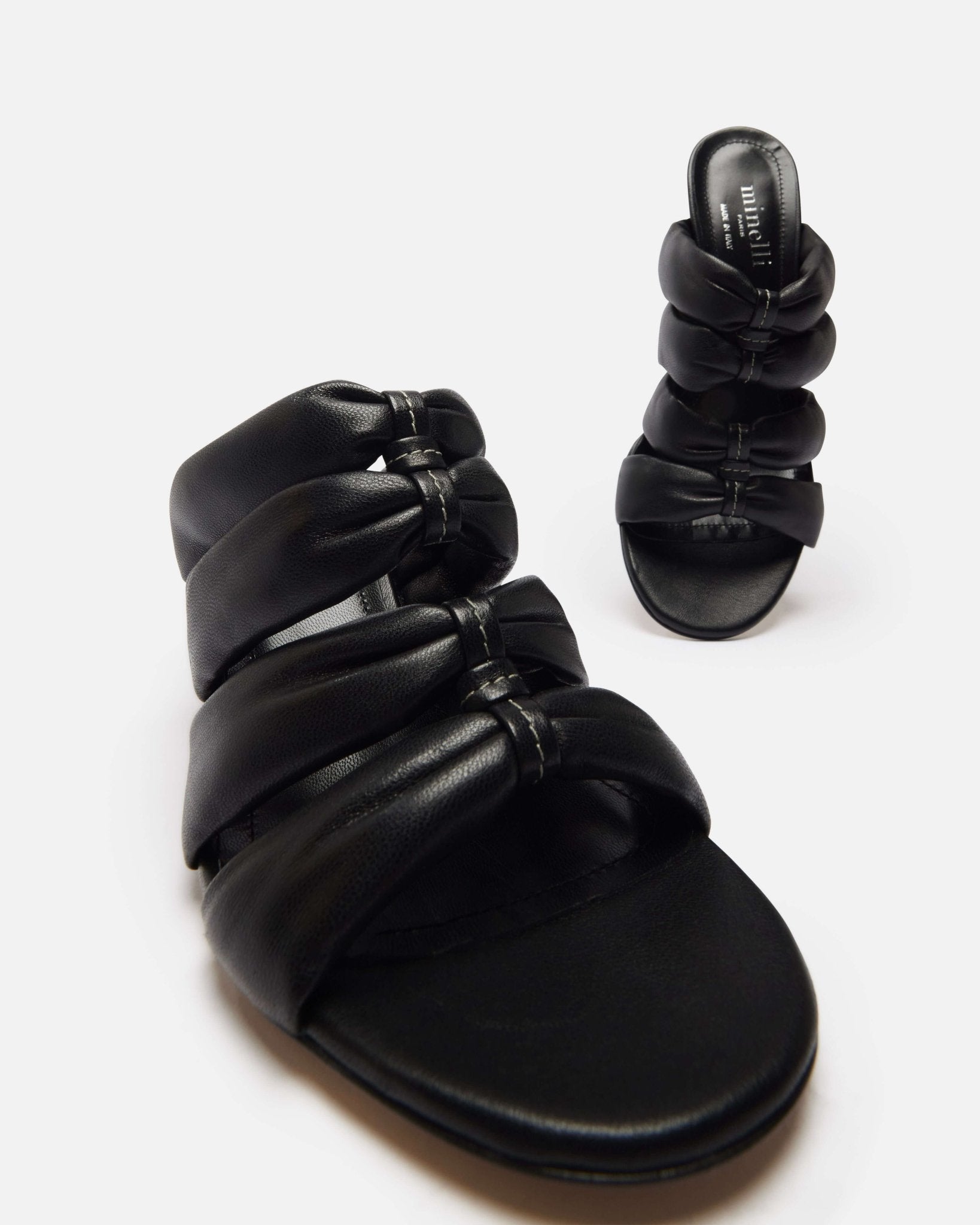 MULES TALON NAVIDA NOIR - minelli.fr