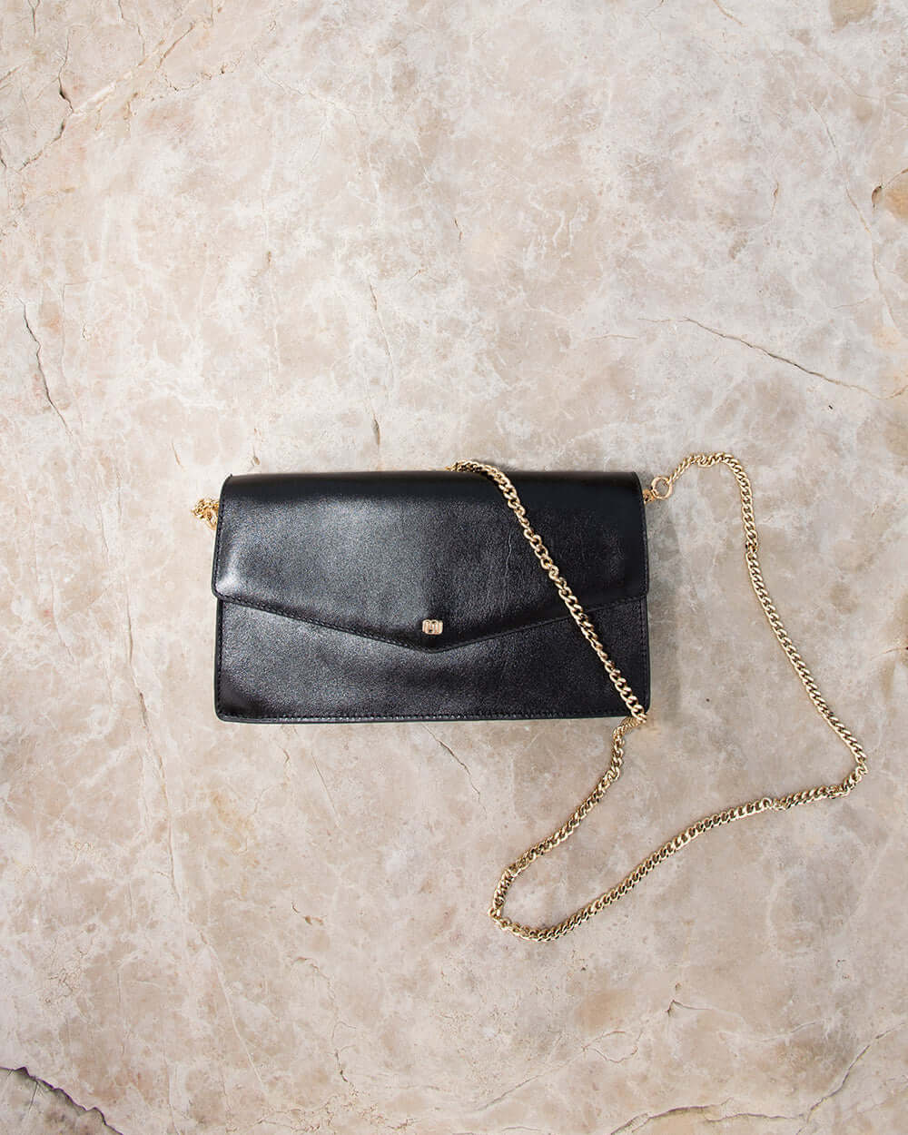 PETIT SAC CUIR KATY NOIR - minelli.fr