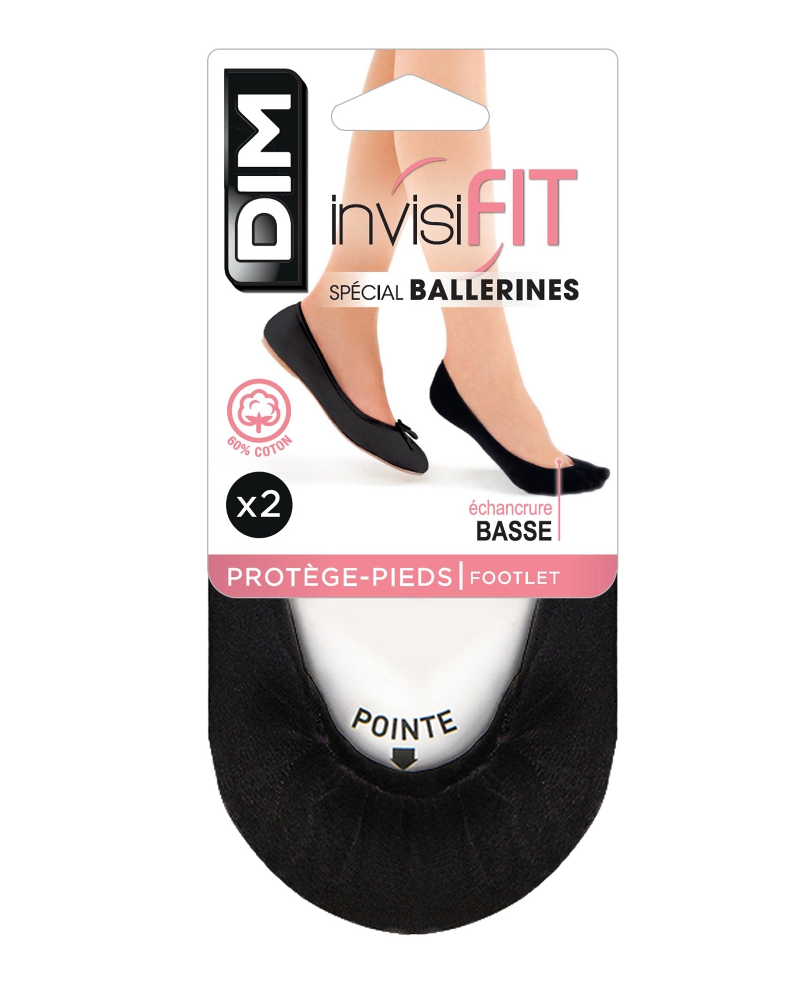 PROTEGE - PIEDS SPECIAL BALLERINES NOIR - minelli.fr