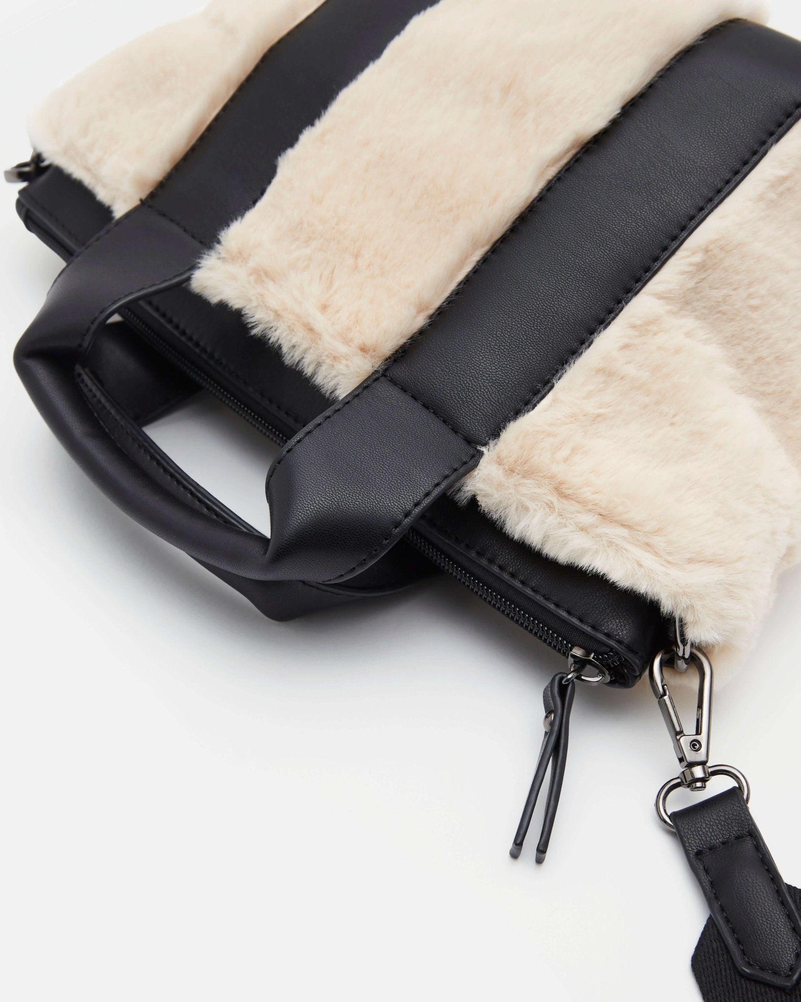 SAC BAYA/FUR ÉCRU - minelli.fr