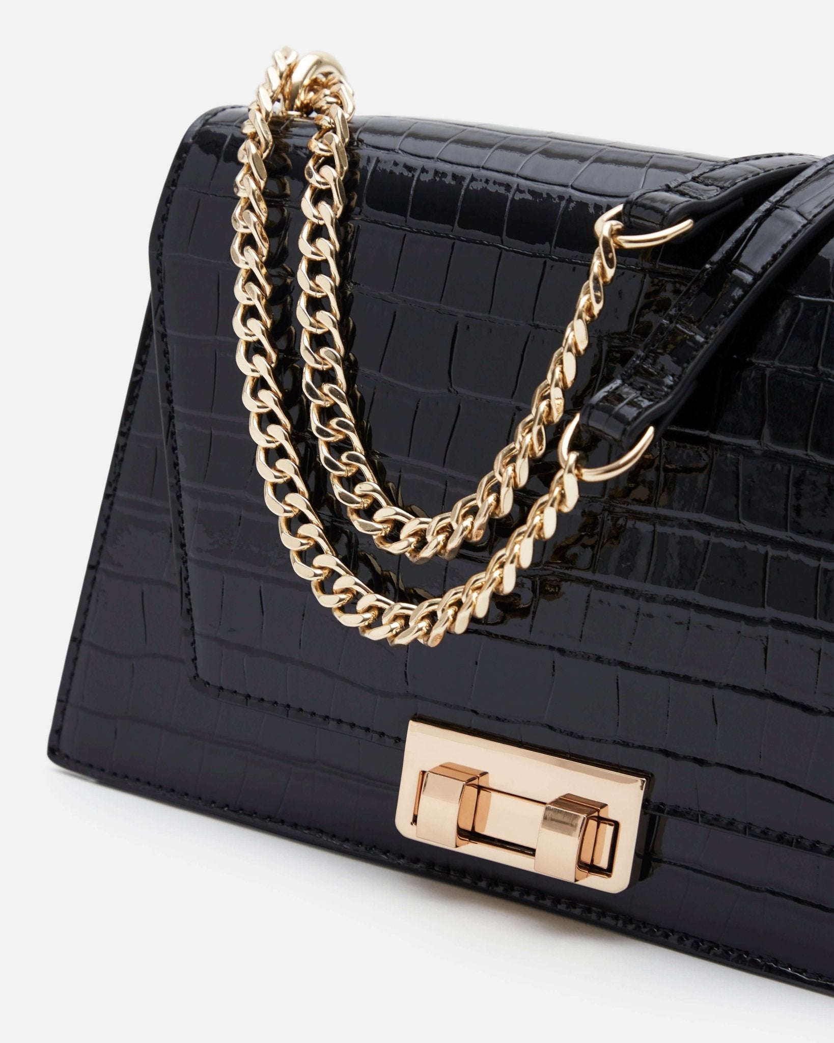 SAC BRIMA/CROC NOIR - minelli.fr