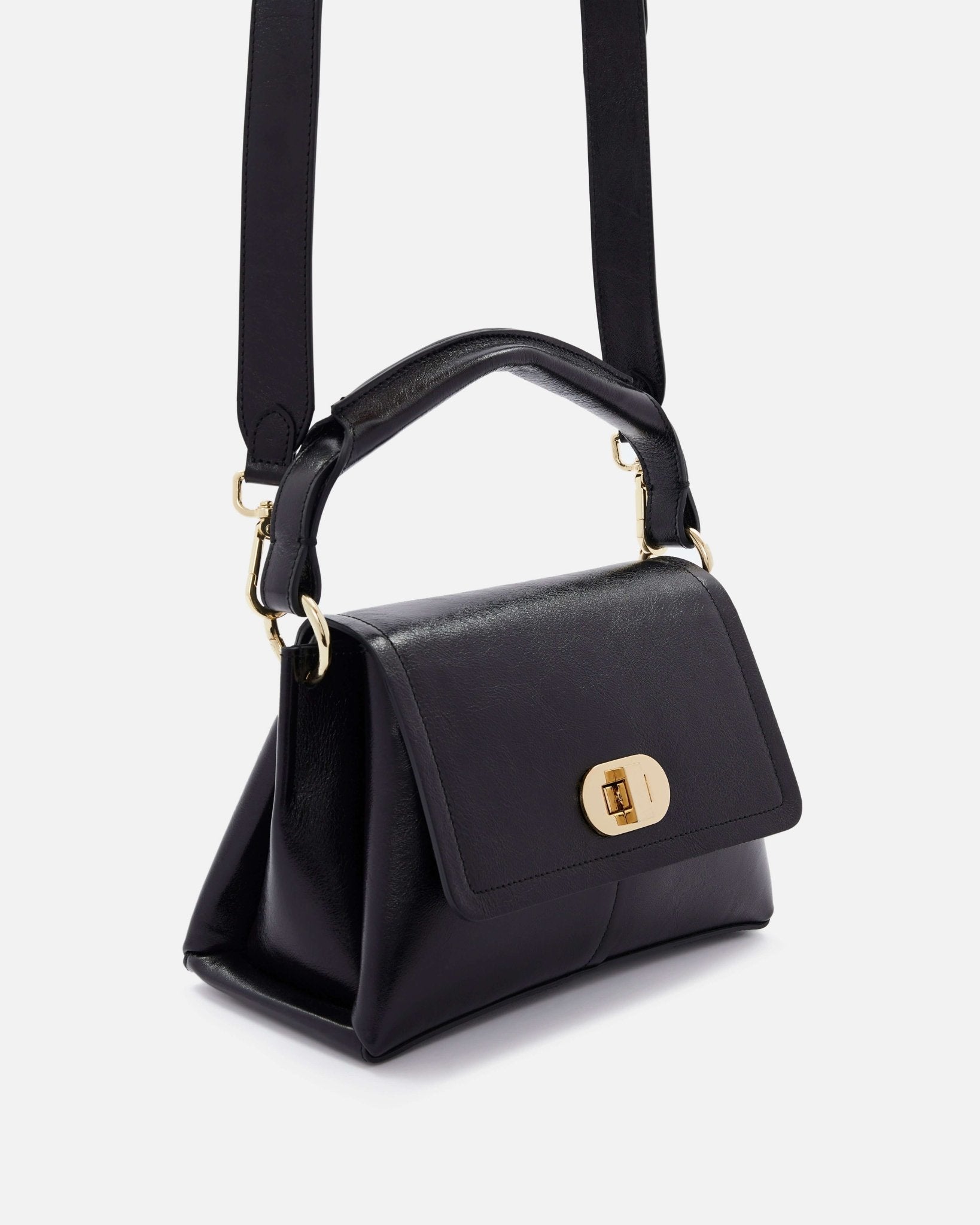 SAC CUIR GABRIEL NOIR - minelli.fr