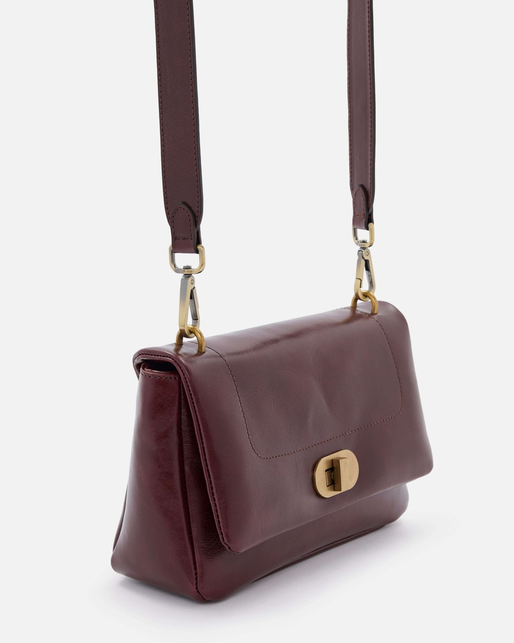 SAC CUIR GALI GRENAT - minelli.fr