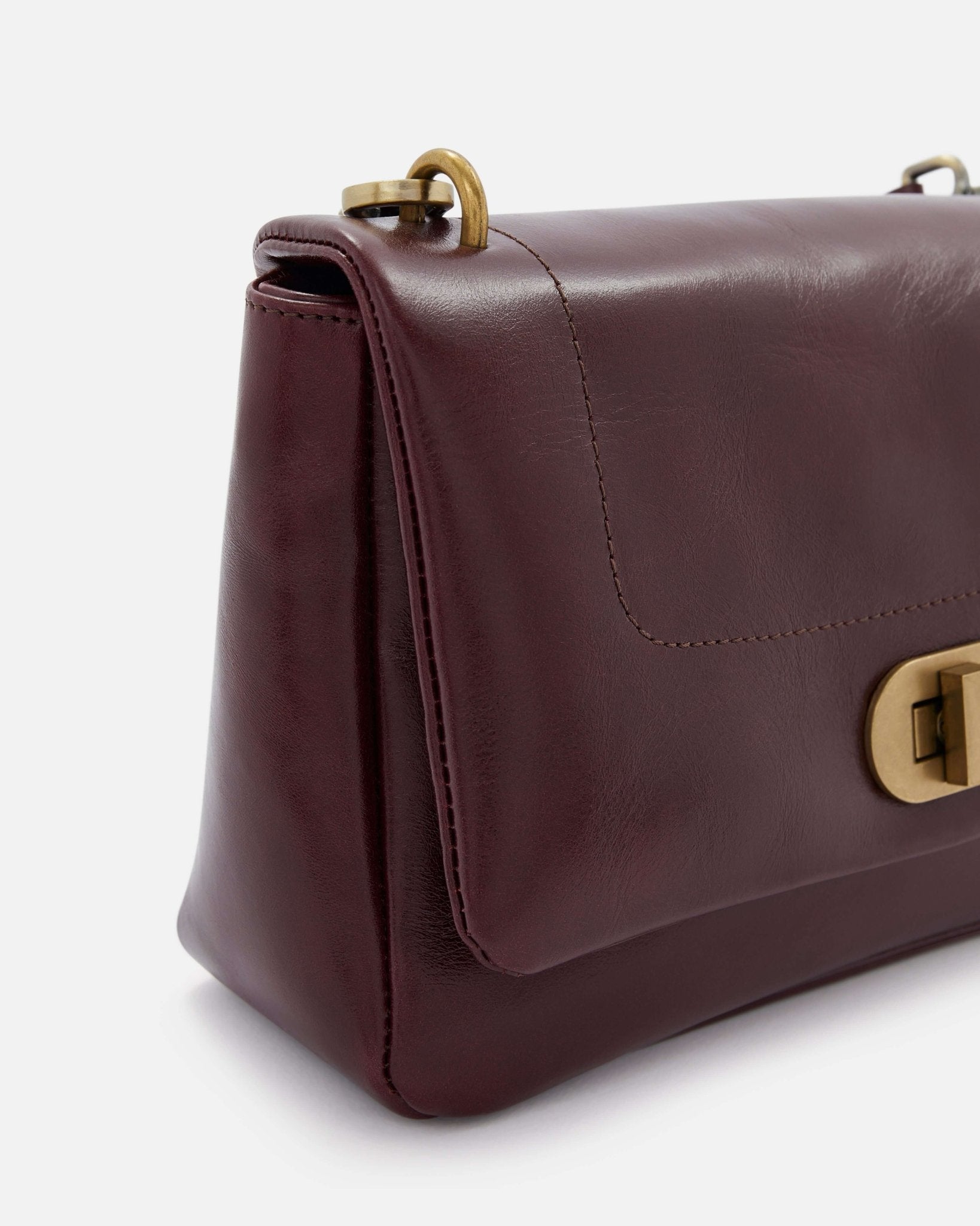 SAC CUIR GALI GRENAT - minelli.fr