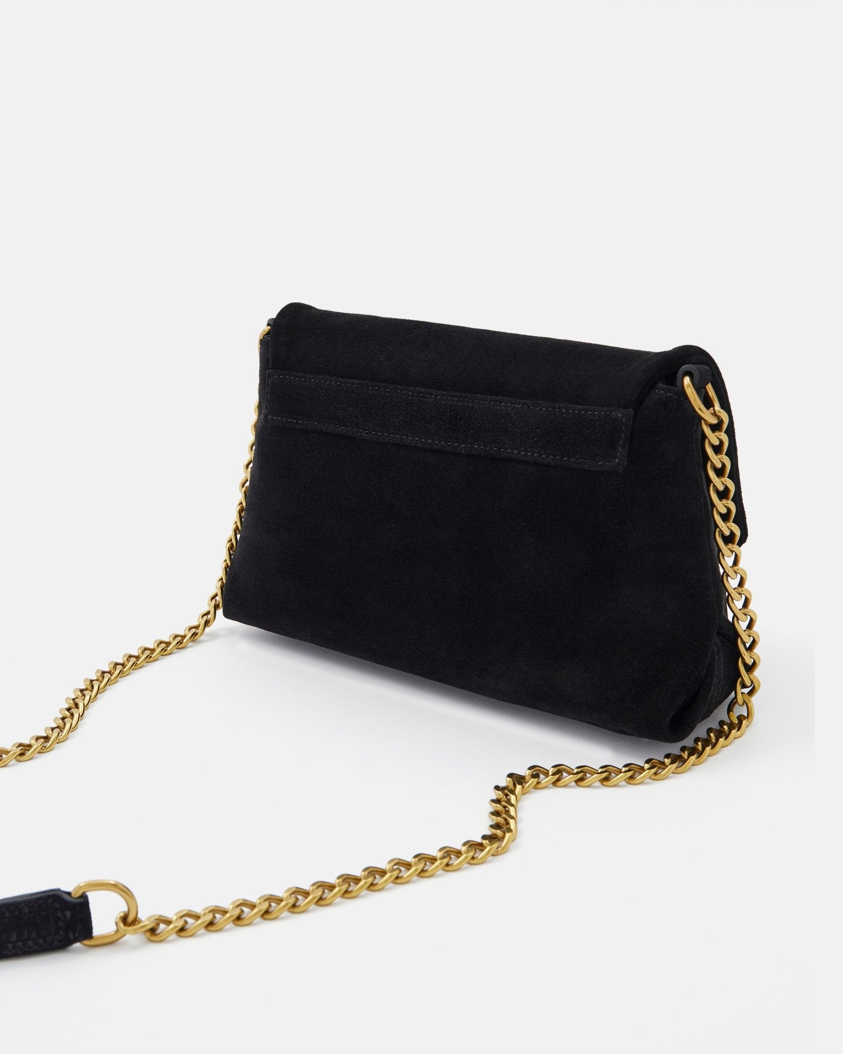 SAC CUIR VELOURS GEORGIA/VEL NOIR - minelli.fr