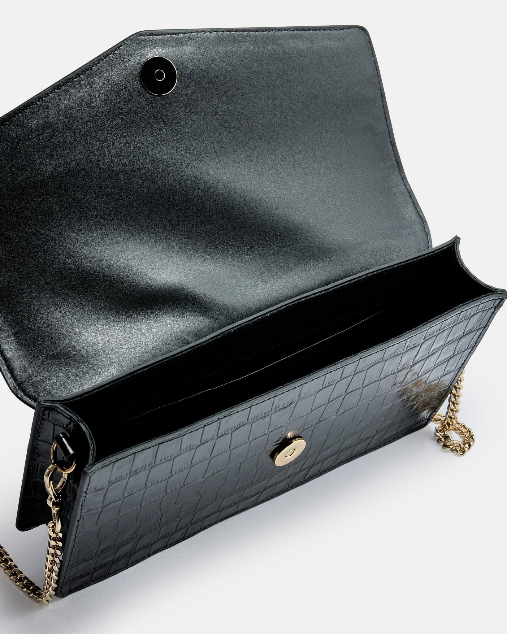 SAC KATY/CROC NOIR - minelli.fr