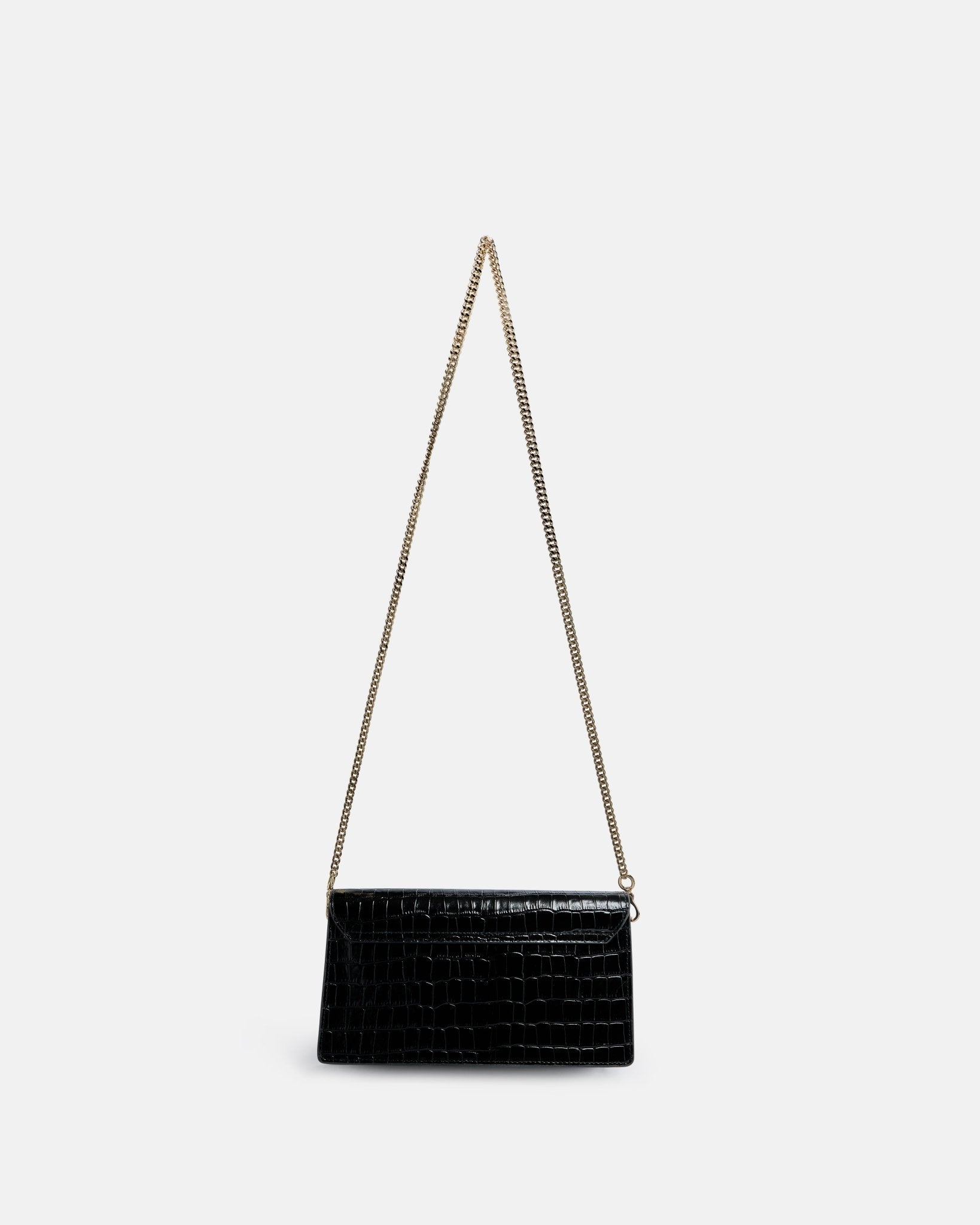 SAC KATY/CROC NOIR - minelli.fr